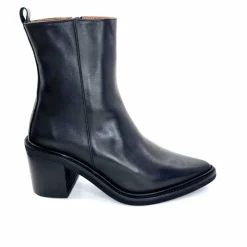 Basic|Bottines<belang Bottines Ivoire 303 Cuir Noir