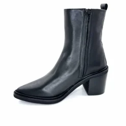 Basic|Bottines<belang Bottines Ivoire 303 Cuir Noir