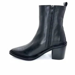 Basic|Bottines<belang Bottines Ivoire 303 Cuir Noir