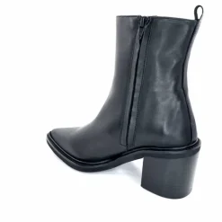 Basic|Bottines<belang Bottines Ivoire 303 Cuir Noir