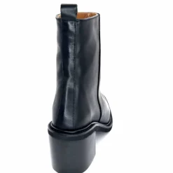 Basic|Bottines<belang Bottines Ivoire 303 Cuir Noir