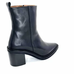 Basic|Bottines<belang Bottines Ivoire 303 Cuir Noir