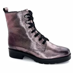 Bottines<We Do Bottines Ivoire 77707 Cuir Plomb Acier