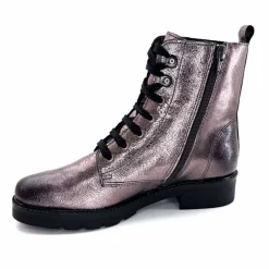Bottines<We Do Bottines Ivoire 77707 Cuir Plomb Acier
