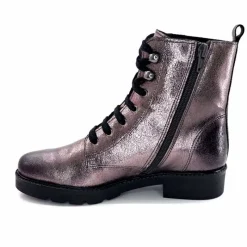 Bottines<We Do Bottines Ivoire 77707 Cuir Plomb Acier