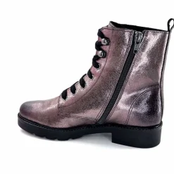 Bottines<We Do Bottines Ivoire 77707 Cuir Plomb Acier