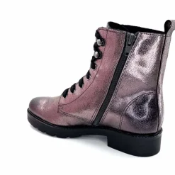 Bottines<We Do Bottines Ivoire 77707 Cuir Plomb Acier