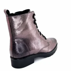 Bottines<We Do Bottines Ivoire 77707 Cuir Plomb Acier