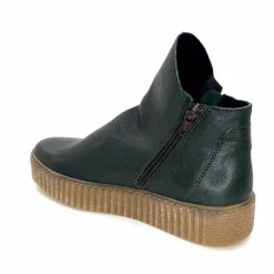 Compensées & Plateformes|Bottines<follia dolce Bottines Ivoire 411 Cuir Vert