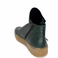 Compensées & Plateformes|Bottines<follia dolce Bottines Ivoire 411 Cuir Vert