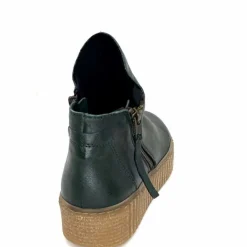 Compensées & Plateformes|Bottines<follia dolce Bottines Ivoire 411 Cuir Vert