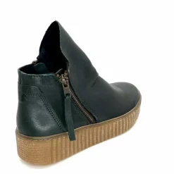 Compensées & Plateformes|Bottines<follia dolce Bottines Ivoire 411 Cuir Vert
