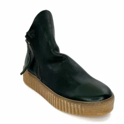 Compensées & Plateformes|Bottines<follia dolce Bottines Ivoire 411 Cuir Vert