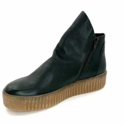 Compensées & Plateformes|Bottines<follia dolce Bottines Ivoire 411 Cuir Vert