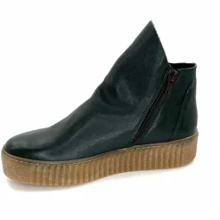 Compensées & Plateformes|Bottines<follia dolce Bottines Ivoire 411 Cuir Vert
