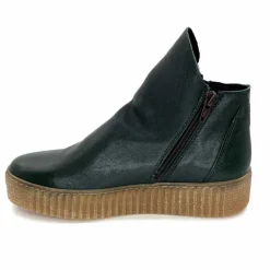 Compensées & Plateformes|Bottines<follia dolce Bottines Ivoire 411 Cuir Vert