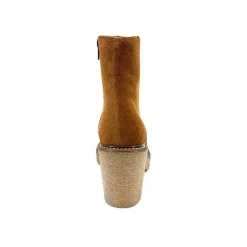 Bottines<Ivoire0104a Bottines Ivoire 52245 Daim Cognac