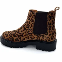 Animalier|Bottines<Ivoire0209b Bottines Ivoire 13295 Daim Léo Léopard