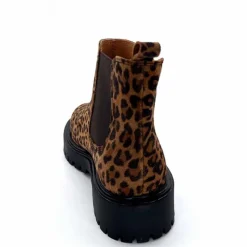 Animalier|Bottines<Ivoire0209b Bottines Ivoire 13295 Daim Léo Léopard