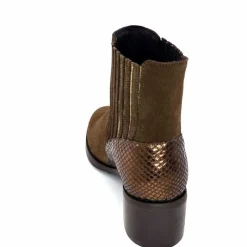 Elégant|Bottines<We Do Bottines Ivoire 99885 Daim Marron