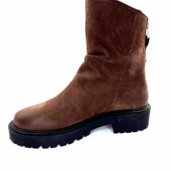 Bottines<Ivoire0209b Bottines Ivoire 13296 Daim Marron