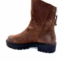 Bottines<Ivoire0209b Bottines Ivoire 13296 Daim Marron