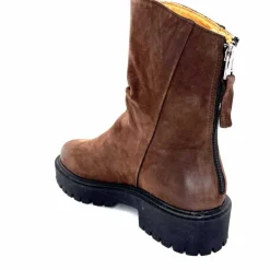 Bottines<Ivoire0209b Bottines Ivoire 13296 Daim Marron