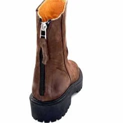 Bottines<Ivoire0209b Bottines Ivoire 13296 Daim Marron