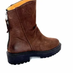 Bottines<Ivoire0209b Bottines Ivoire 13296 Daim Marron