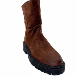 Bottines<Ivoire0209b Bottines Ivoire 13296 Daim Marron