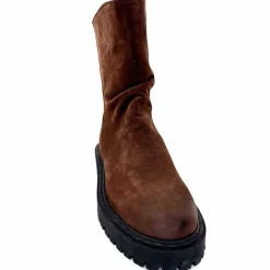 Bottines<Ivoire0209b Bottines Ivoire 13296 Daim Marron