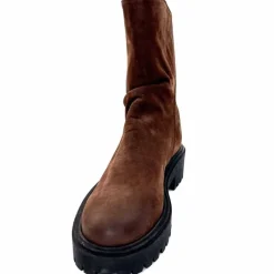 Bottines<Ivoire0209b Bottines Ivoire 13296 Daim Marron