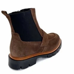 Masculin|Bottines<Ivoire0351a Bottines Ivoire 2546057 Daim Marron