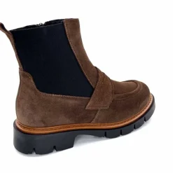 Masculin|Bottines<Ivoire0351a Bottines Ivoire 2546057 Daim Marron