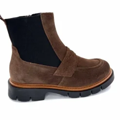 Masculin|Bottines<Ivoire0351a Bottines Ivoire 2546057 Daim Marron