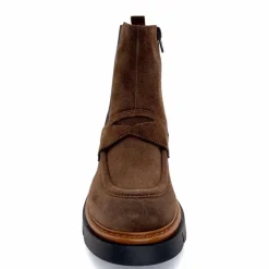 Masculin|Bottines<Ivoire0351a Bottines Ivoire 2546057 Daim Marron