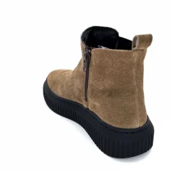 Décontracté|Basic<marchesini Bottines Ivoire 659020 Daim Taupe