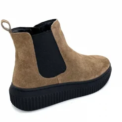 Décontracté|Basic<marchesini Bottines Ivoire 659020 Daim Taupe