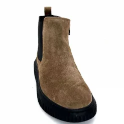 Décontracté|Basic<marchesini Bottines Ivoire 659020 Daim Taupe