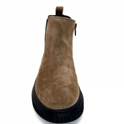 Décontracté|Basic<marchesini Bottines Ivoire 659020 Daim Taupe