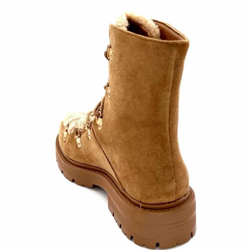 Montagne|Bottines<svetonio - h.l calzature srl Bottines Ivoire 23136-43 Daim Taupe Camel