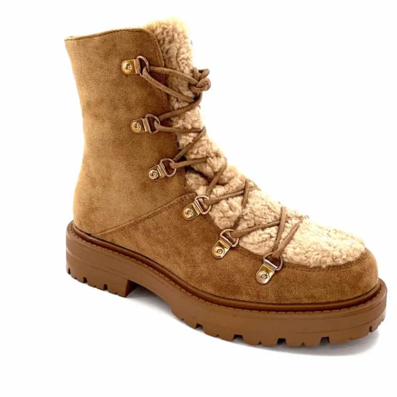 Montagne|Bottines<svetonio - h.l calzature srl Bottines Ivoire 23136-43 Daim Taupe Camel