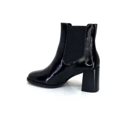 Elégant|Bottines<We Do Bottines Ivoire 99647a Cuir Vernis Noir