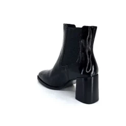 Elégant|Bottines<We Do Bottines Ivoire 99647a Cuir Vernis Noir
