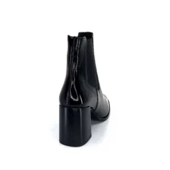 Elégant|Bottines<We Do Bottines Ivoire 99647a Cuir Vernis Noir