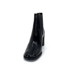 Elégant|Bottines<We Do Bottines Ivoire 99647a Cuir Vernis Noir