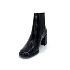 Elégant|Bottines<We Do Bottines Ivoire 99647a Cuir Vernis Noir