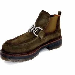 Masculin|Mocassins<Ivoire0036a Bottines Ivoire Cv5059 Daim Olive Vert