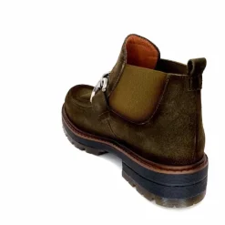 Masculin|Mocassins<Ivoire0036a Bottines Ivoire Cv5059 Daim Olive Vert