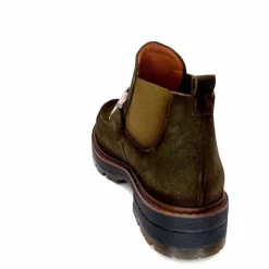 Masculin|Mocassins<Ivoire0036a Bottines Ivoire Cv5059 Daim Olive Vert